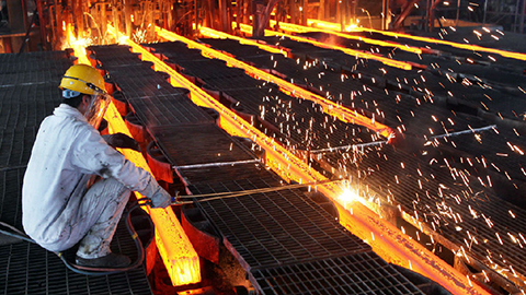 The air quality in the concentrated areas of China's steel industry has improved significantly